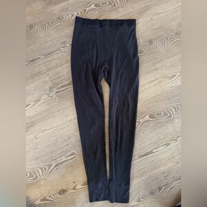 Skims ribbed black leggings